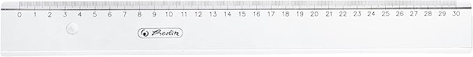 Herlitz 30 cm Plastic Ruler
